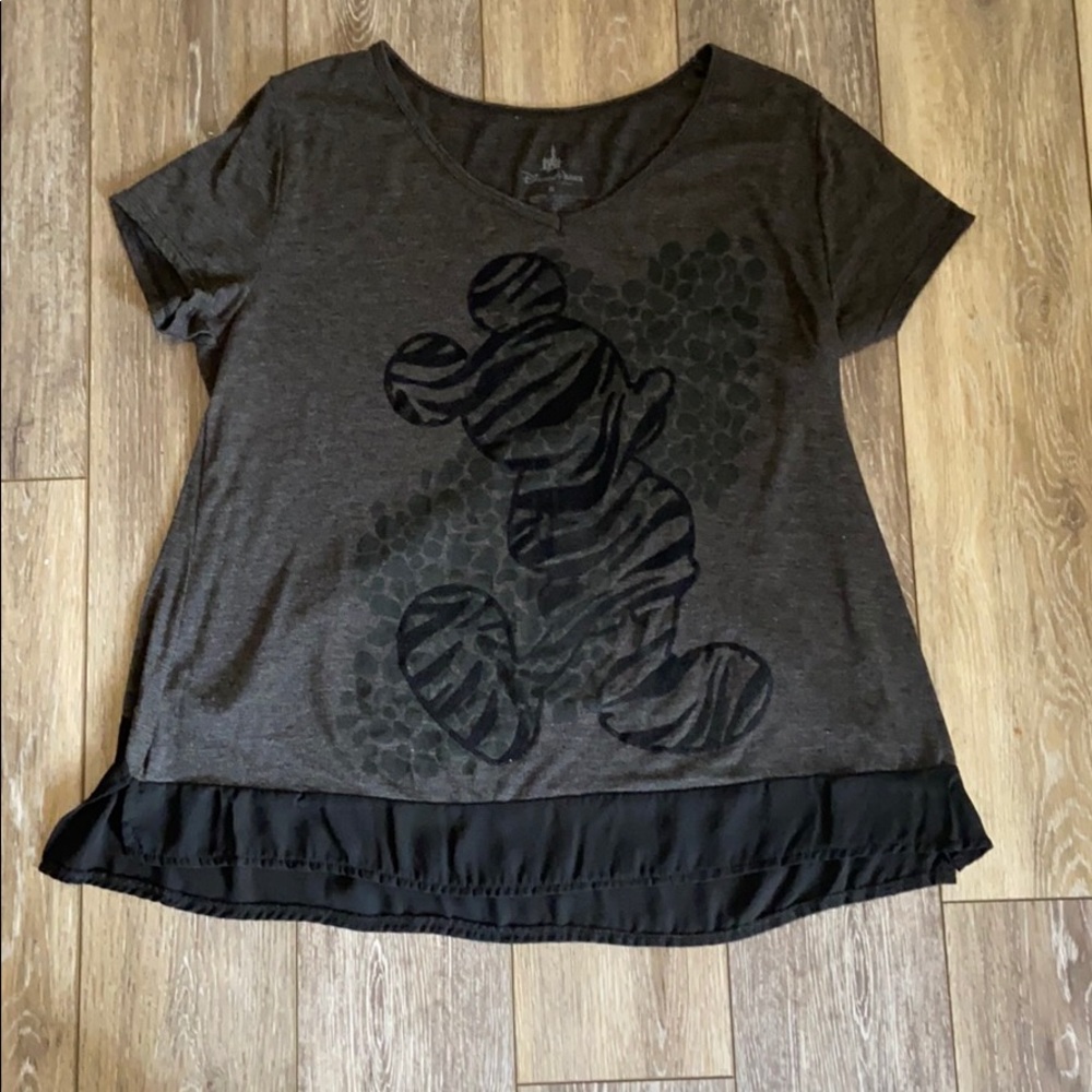 Official Disney Parks Tigger striped Mickey Shirt